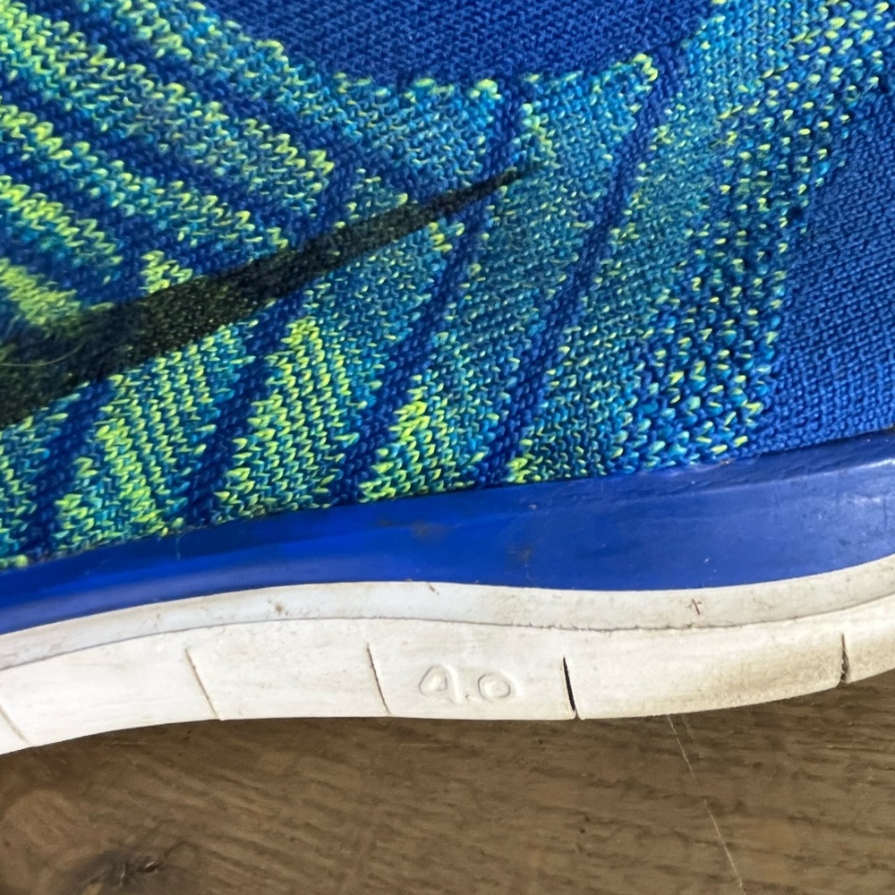 Blue Green Black Nike Free Size 12 - Picture 11 of 13